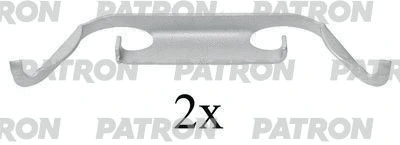 PSRK1181 PATRON Комплектующие, колодки дискового тормоза (фото 1)