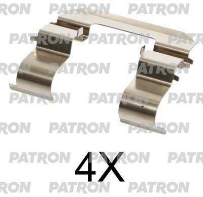 PSRK1187 PATRON Комплектующие, колодки дискового тормоза (фото 1)