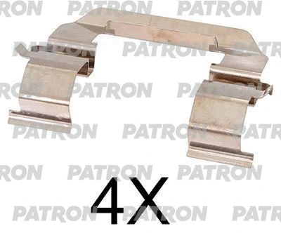 PSRK1196 PATRON Комплектующие, колодки дискового тормоза (фото 1)