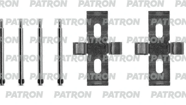 PSRK1217 PATRON Комплектующие, колодки дискового тормоза (фото 1)