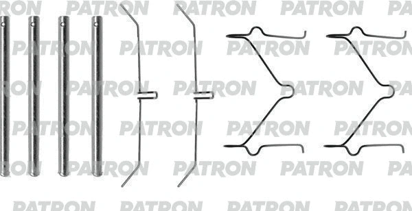 PSRK1219 PATRON Комплектующие, колодки дискового тормоза (фото 1)