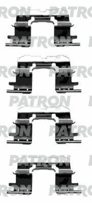 PSRK1220 PATRON Комплектующие, колодки дискового тормоза (фото 1)