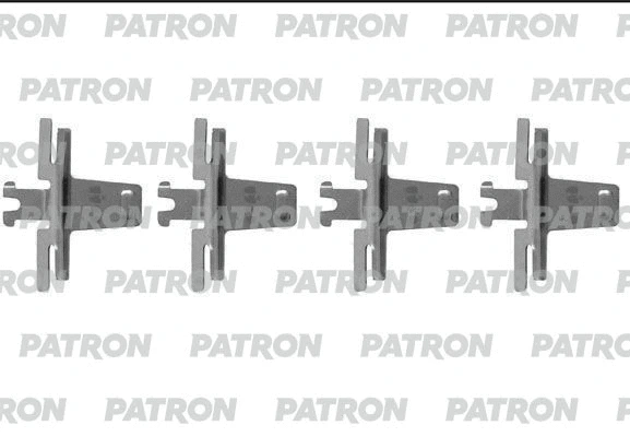 PSRK1221 PATRON Комплектующие, колодки дискового тормоза (фото 1)
