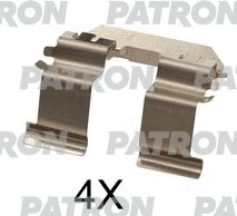 PSRK1229 PATRON Комплектующие, колодки дискового тормоза (фото 1)