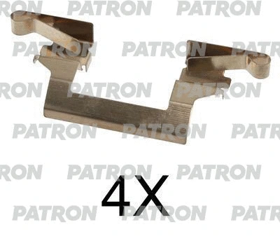 PSRK1236 PATRON Комплектующие, колодки дискового тормоза (фото 1)