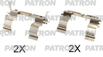 PSRK1243 PATRON Комплектующие, колодки дискового тормоза (фото 1)