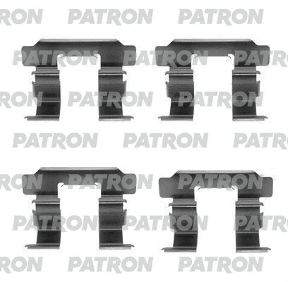 PSRK1257 PATRON Комплектующие, колодки дискового тормоза (фото 1)