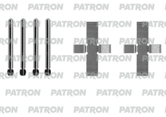 PSRK1267 PATRON Комплектующие, колодки дискового тормоза (фото 1)
