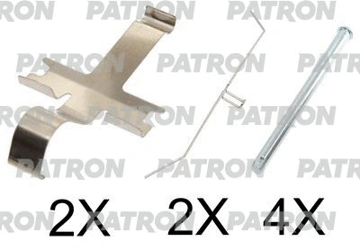 PSRK1278 PATRON Комплектующие, колодки дискового тормоза (фото 1)