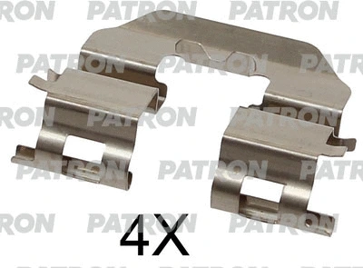 PSRK1295 PATRON Комплектующие, колодки дискового тормоза (фото 1)
