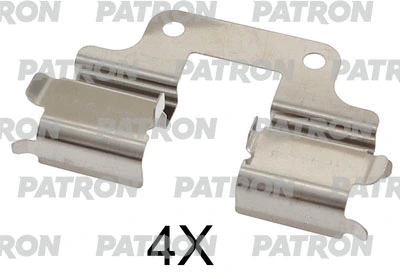 PSRK1319 PATRON Комплектующие, колодки дискового тормоза (фото 1)