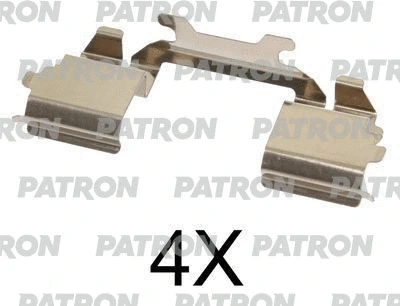 PSRK1323 PATRON Комплектующие, колодки дискового тормоза (фото 1)