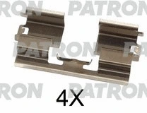 PSRK1328 PATRON Комплектующие, колодки дискового тормоза (фото 1)