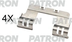 PSRK1329 PATRON Комплектующие, колодки дискового тормоза (фото 1)