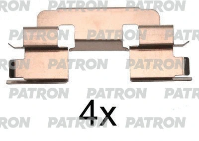 PSRK1338 PATRON Комплектующие, колодки дискового тормоза (фото 1)