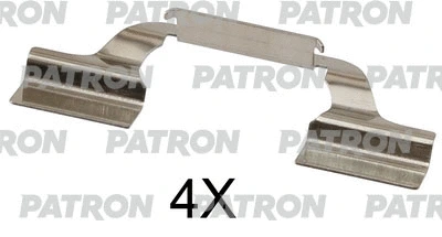 PSRK1339 PATRON Комплектующие, колодки дискового тормоза (фото 1)