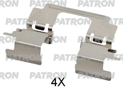 PSRK1349 PATRON Комплектующие, колодки дискового тормоза (фото 1)