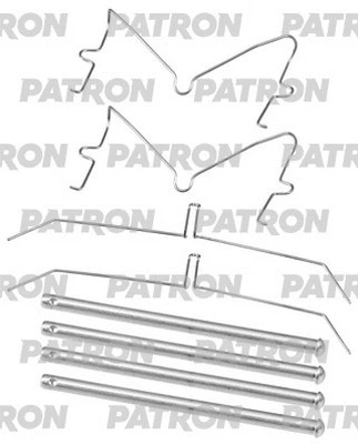 PSRK1361 PATRON Комплектующие, колодки дискового тормоза (фото 1)