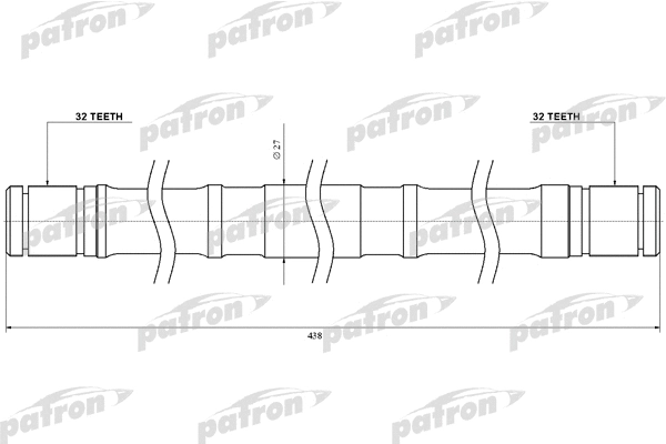 SR20RH PATRON Приводной вал (фото 1)