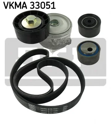 VKMA 33051 SKF Комплект ручекового (приводного) ремня (фото 1)