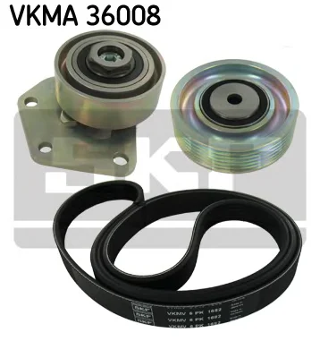 VKMA 36008 SKF Комплект ручекового (приводного) ремня (фото 1)