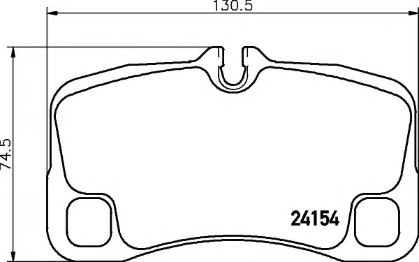 8DB 355 013-601 BEHR/HELLA/PAGID Тормозные колодки (фото 1)