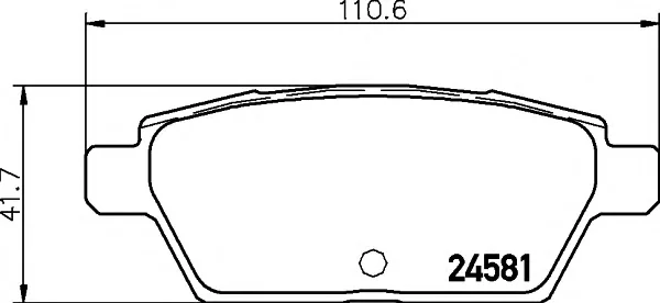 8DB 355 013-691 BEHR/HELLA/PAGID Тормозные колодки (фото 1)