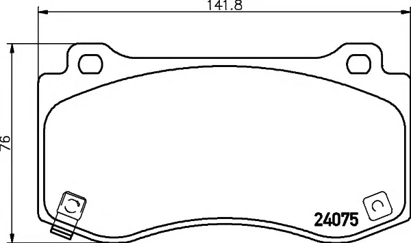 8DB 355 014-201 BEHR/HELLA/PAGID Тормозные колодки (фото 1)