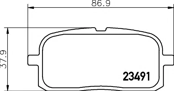 8DB 355 014-781 BEHR/HELLA/PAGID Тормозные колодки (фото 1)