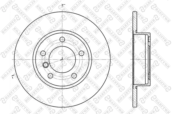 6020-1524-SX STELLOX Тормозной диск (фото 1)