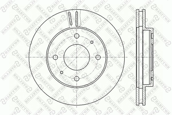 6020-3010V-SX STELLOX Тормозной диск (фото 1)