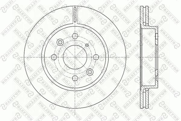 6020-3501V-SX STELLOX Тормозной диск (фото 1)