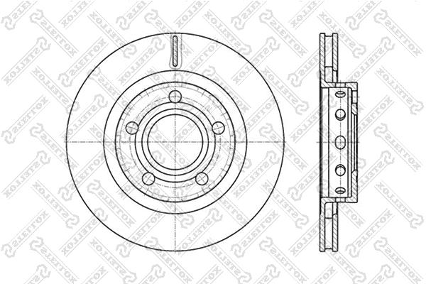 6020-4798V-SX STELLOX Тормозной диск (фото 1)