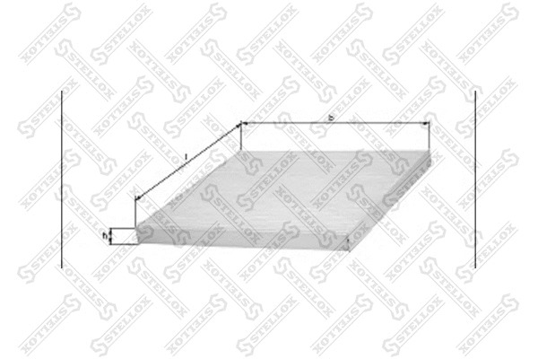 71-10182-SX STELLOX Фильтр, воздух во внутренном пространстве (фото 1)