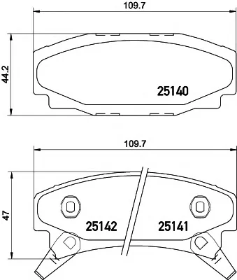 8DB 355 015-661 BEHR/HELLA/PAGID Тормозные колодки (фото 1)