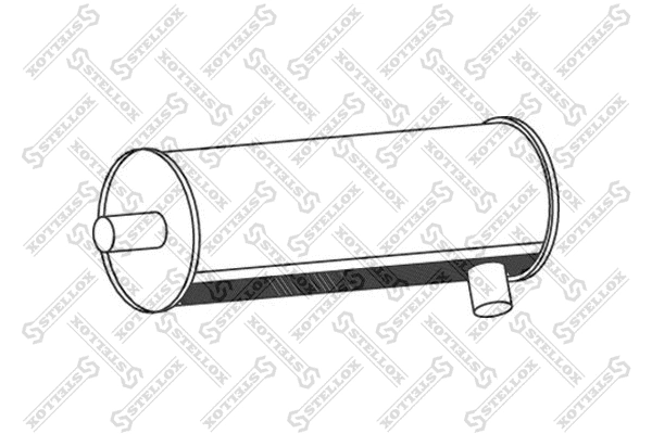 82-03099-SX STELLOX Средний / конечный глушитель ОГ (фото 1)