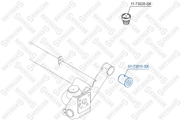 87-73015-SX STELLOX Подвеска, рычаг независимой подвески колеса (фото 1)