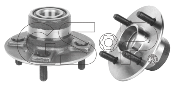 9228009 GSP Комплект подшипника ступицы колеса (фото 1)