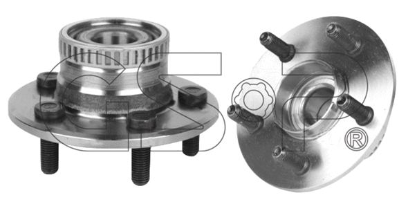 9228016 GSP Комплект подшипника ступицы колеса (фото 1)