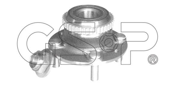 9230066K GSP Комплект подшипника ступицы колеса (фото 1)
