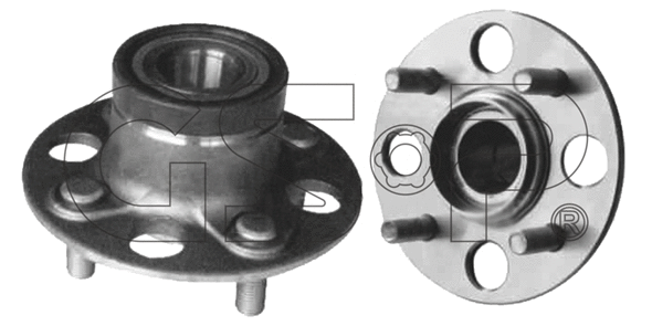 9230069 GSP Комплект подшипника ступицы колеса (фото 1)