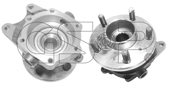 9324007 GSP Комплект подшипника ступицы колеса (фото 1)