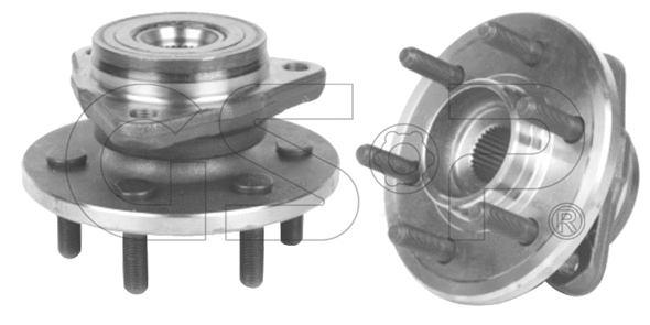 9331006 GSP Комплект подшипника ступицы колеса (фото 1)