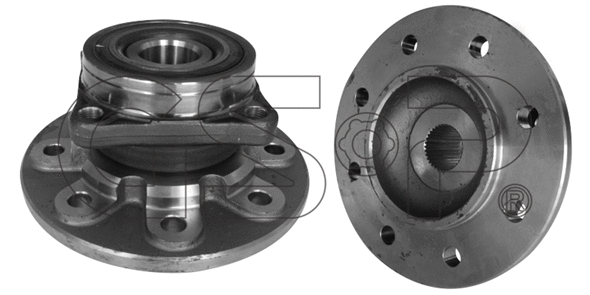 9333039 GSP Комплект подшипника ступицы колеса (фото 1)
