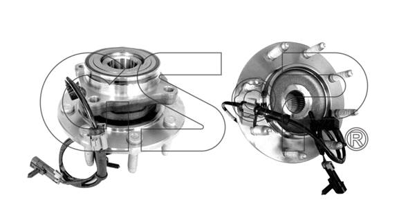 9333041 GSP Комплект подшипника ступицы колеса (фото 1)