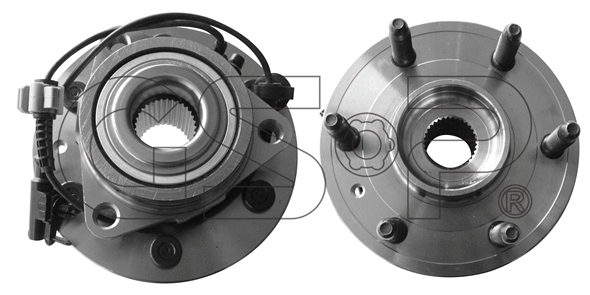 9333075 GSP Комплект подшипника ступицы колеса (фото 1)