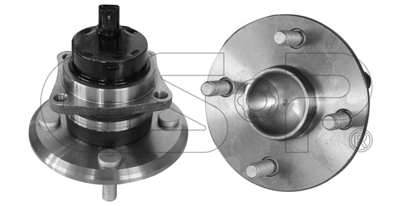9400010 GSP Комплект подшипника ступицы колеса (фото 1)