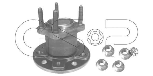 9400053K GSP Комплект подшипника ступицы колеса (фото 1)
