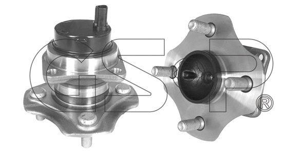 9400062 GSP Комплект подшипника ступицы колеса (фото 1)