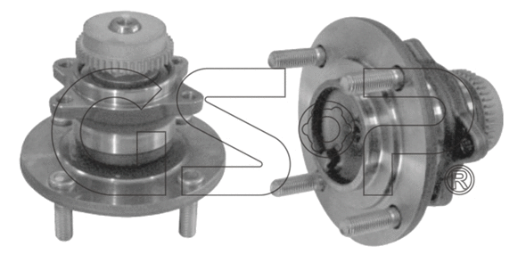 9400088 GSP Комплект подшипника ступицы колеса (фото 1)